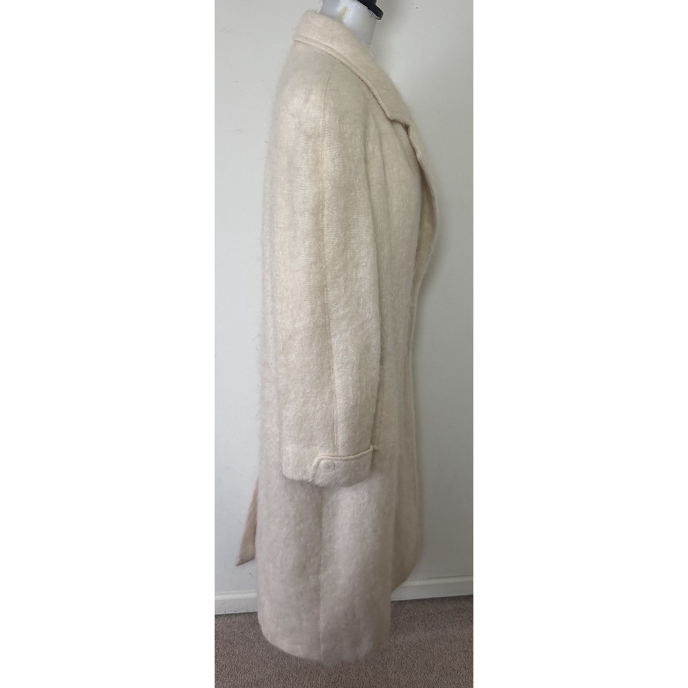 VTG Jacobson's Mohair Coat Long Lined Womens Size XL/2XL? Cream USA Made - Picture 4 of 10